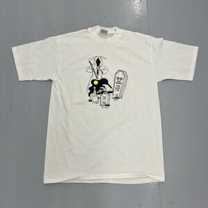 Vintage 90s North Wilkesboro White Nascar Racing T-Shirt